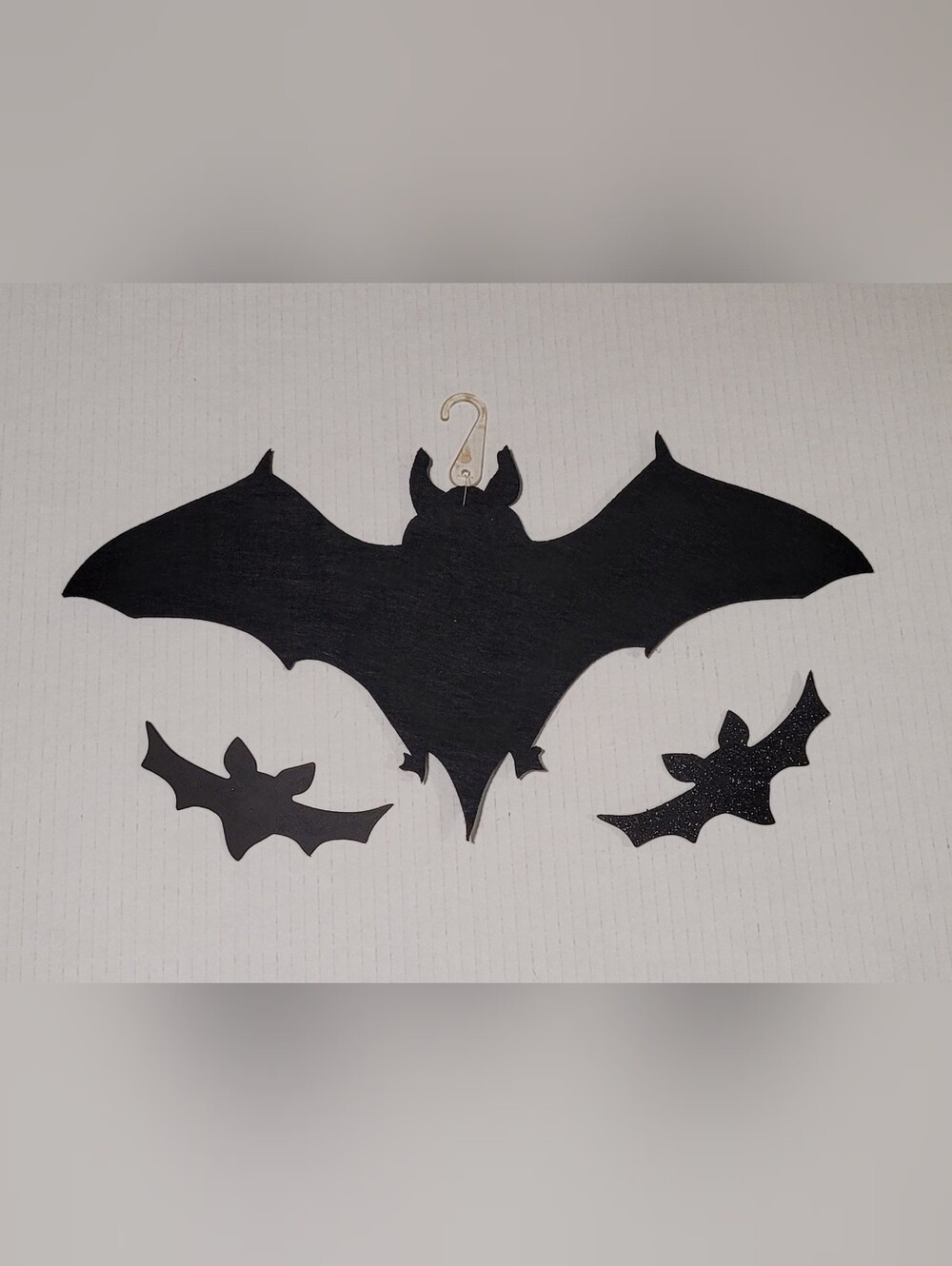 FREE Add On ~ 3x Black Bats Wall Decor ~ Halloween